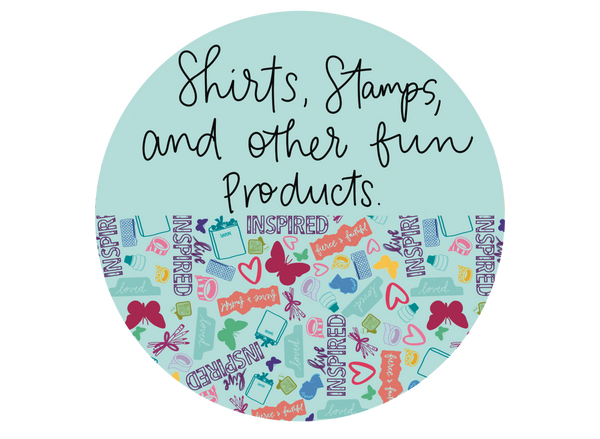 Shirts, Stamps, and Other Fun Products!