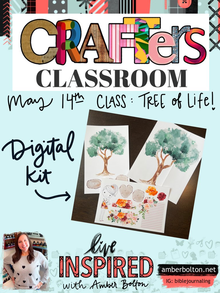 Crafters Classroom: Tree of Life Class DIGITAL KIT